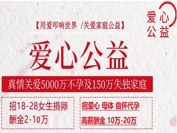 阜新捐卵助孕生子 爱心志愿者招募